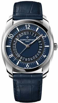 Vacheron Constantin Quai de l’Ile 4500S/000A-B364 - Blue dial Hallmark of Geneva certified timepiece.