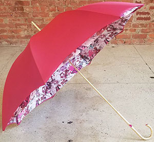 Rain or Shine Red-violet double cover Pasotti umbrella: US$180.