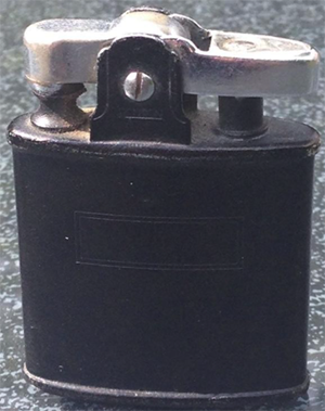 Ronson Black Oxidised lighter.