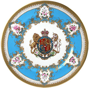The Royal Collection Coat Of Arms Dinner Plate: £60.