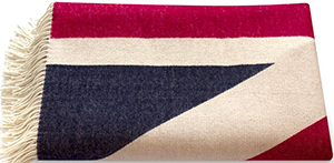 The Royal Collection Buckingham Palace Union Flag Wool Blanket: £165.
