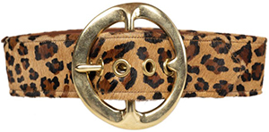 Sergio Hudson Leopard Signature Belt: US$325.
