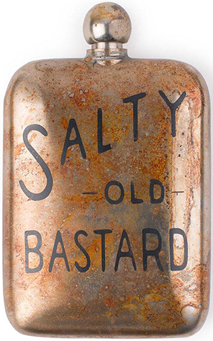 The Sneerwell Salty Old Bastard Noble Flask: US$65.