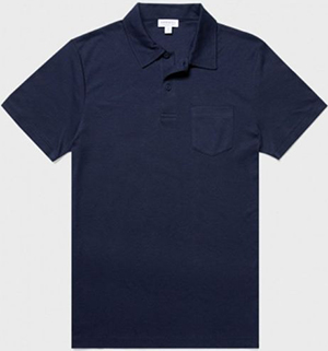 Sunspel Sea Island Cotton Riviera Polo Shirt: US$250.00.