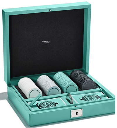 Tiffany & Co. Travel Poker Set: US$2,750.