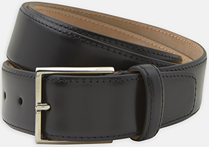 Turnbull & Asser men's Black Nubuck Leather Evening Belt: €225.