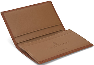 Turnbull & Asser Light Tan Leather Card Case: €85.