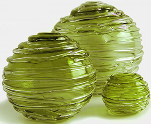 William Yeoward Strata Large Vase - Moss: £436.