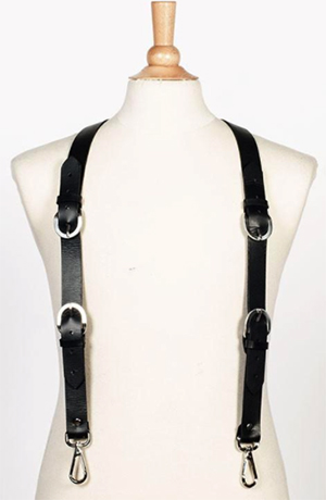 Zana Bayne Horseshoe Suspenders: US$250.