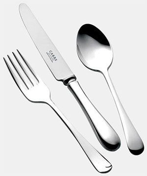 Carrs Silver Child's Cutlery Set Old English Design Silver Plated: £104.