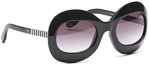 Frances Valentine Oberon Sunglasses Black: US$145.