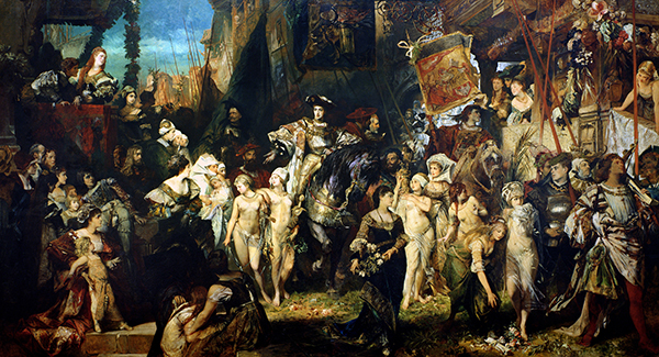 The Entry of Charles V into Antwerp (1874) by Hans Makart.