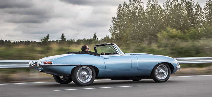 Jaguar E-type Zero (2017-2019) - 'The most beautiful electric car in the world'.