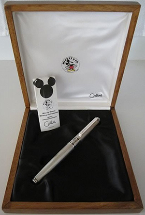 Mickey Mouse Sterling Silver Fountain Pen by Colibri: US$1,500.