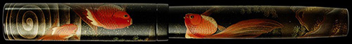 Namiki Imperor Collection: Gold Fish fountain pen.