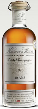 Normandin-Mercier Cognac Petite Champagne 1976: €410.