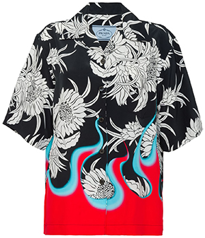 Prada Pongé Hawaiian shirt: US$1,120.
