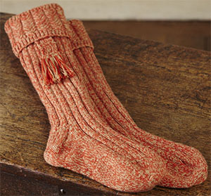 Purdey Hand Knitted Cashmere Shooting Socks With Garters: £395.