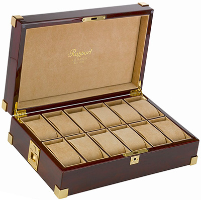 Rapport (London) Captain's 12 Watch Collector Box: US$649.