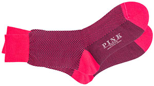 Thomas Pink Pieter Herringbone Socks: £21.