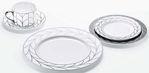 Tiffany & Co. Wheat Leaf Dinner Plate: US$165.