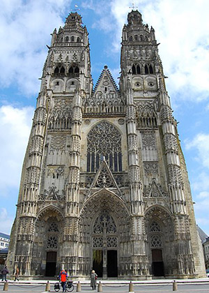 Tours Cathedral, Place de la Cathédrale, 37000 Tours. Photo: Luca Volpi (Goldmund100)