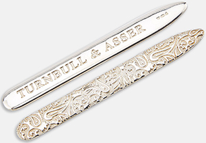 Turnbull & Asser Sterling Silver Collar Stays: 175.