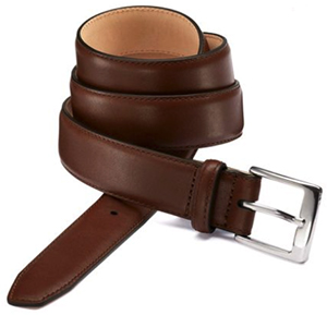 Charles Tyrwhitt Brown leather dress belt: US$65.