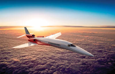 Supersonic Aerion AS2 business jet.