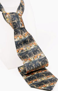 Paolo Uccello's 'Hunt in the Forest' Silk Tie: £25.