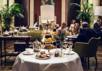 Afternoon Tea at the Palm Court at The Balmoral Hotel, 1 Princes Street, Edinburgh EH2 2EQ, Edinburgh, Scotland, U.K.