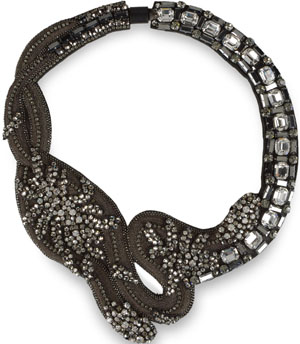 Barbara Bui Snake and Cherry Blossom Necklace: £755.