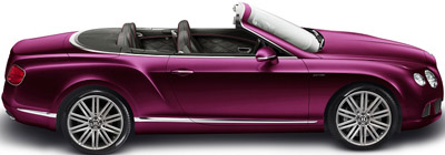 Bentley Continental GT Speed Convertible.