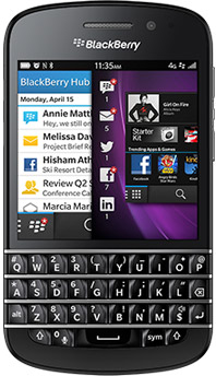 Blackberry Q10.