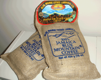 Jamaican Blue Mountain Coffee.