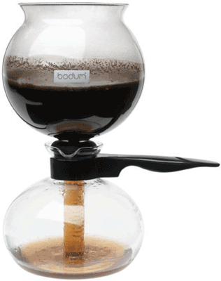 Bodum Santos Stovetop Glass Vacuum 34-Ounce Coffee Maker: US$79.95.