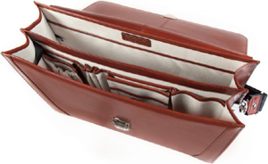 Bosca Double Gosset Briefcase: US$560.