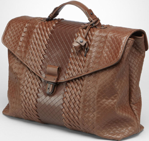 Bottega Veneta Edoardo Intreccio Imperatore Briefcase: US$3,900.