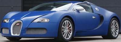 Bugatti Bleu Centenaire (2009).