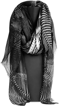 Barbara Bui women's 'Fossil' scarf: £270.