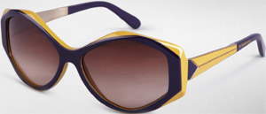 Burberry Women's Faceted Hexagonal Sunglasses: US$275.