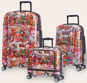 Carlos Falchi women's luggage.