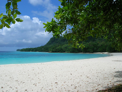 Champagne Beach, Hog Harbour, Espiritu Santo, Vanuatu.