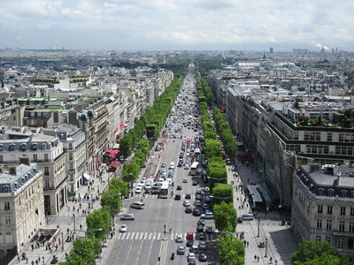 Champs-Élysées, Paris, France.
