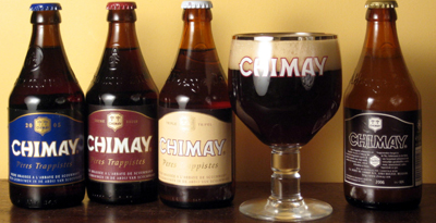 Chimay Trappist beers.