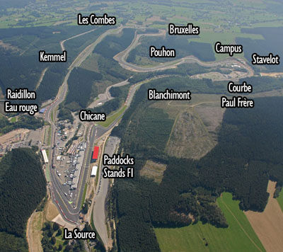 Circuit de Spa-Francorchamps.