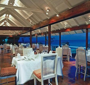 The Terrace Restaurant at Cobblers Cove.