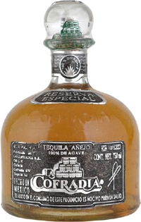 La Cofradia Reserva Especial Añejo 100% de Agave Tequila.