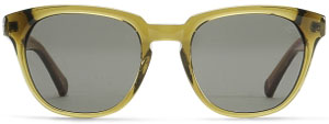 Kenneth Cole Black Plastic Rectangular Sunglasses with Gradient Lenses men's sunglasses: US$98.