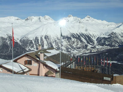 Corviglia Ski Club clubhouse, Corviglia.